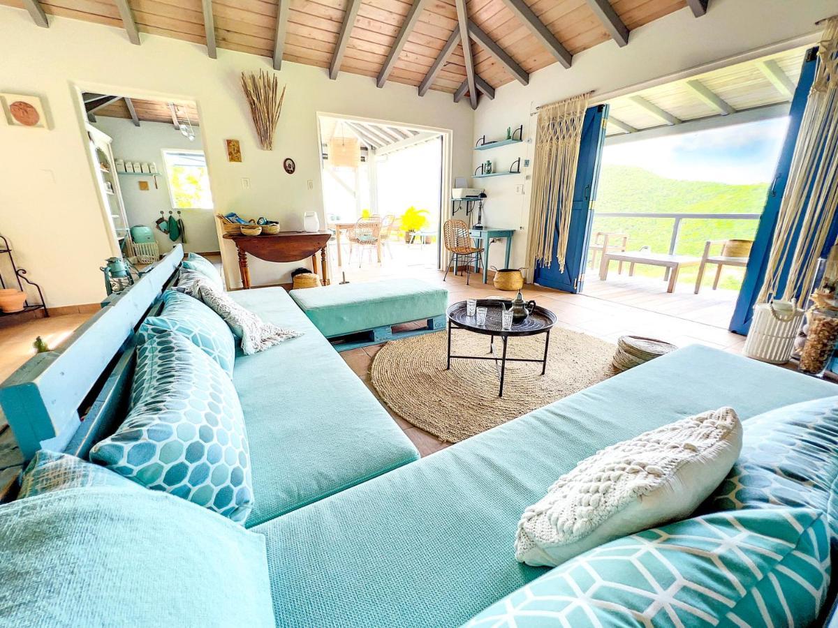 Aquamarine, Private Room In Villa Casa Blue Pool Sea View Koolbaai المظهر الخارجي الصورة